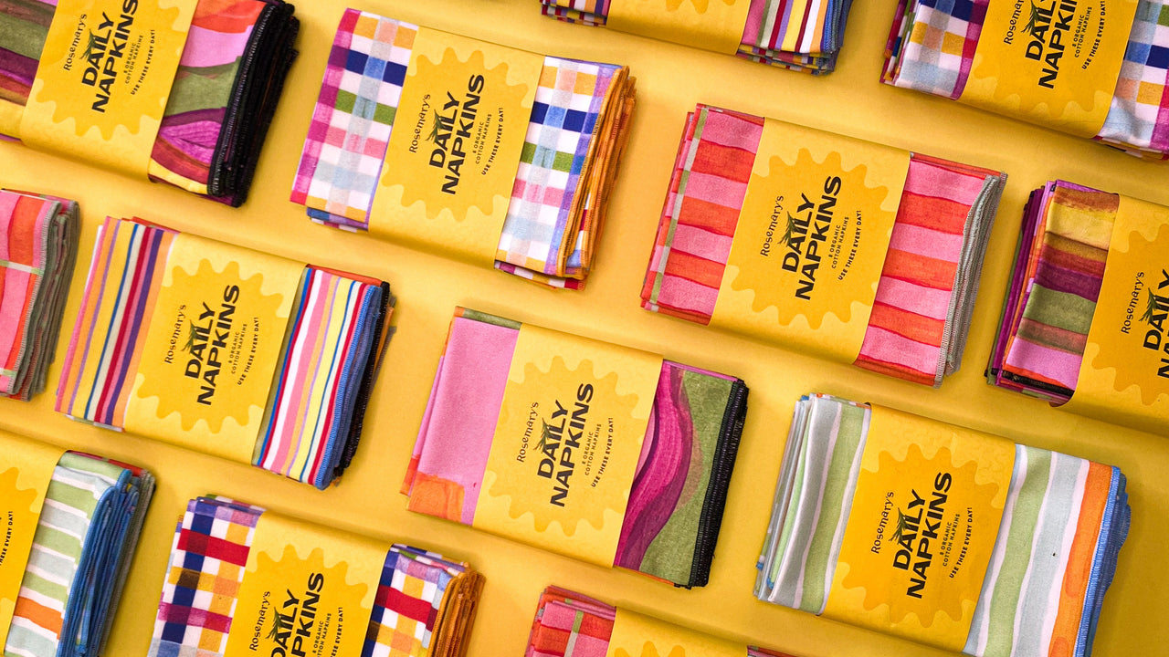 All the deets on: Organic Cotton Napkins