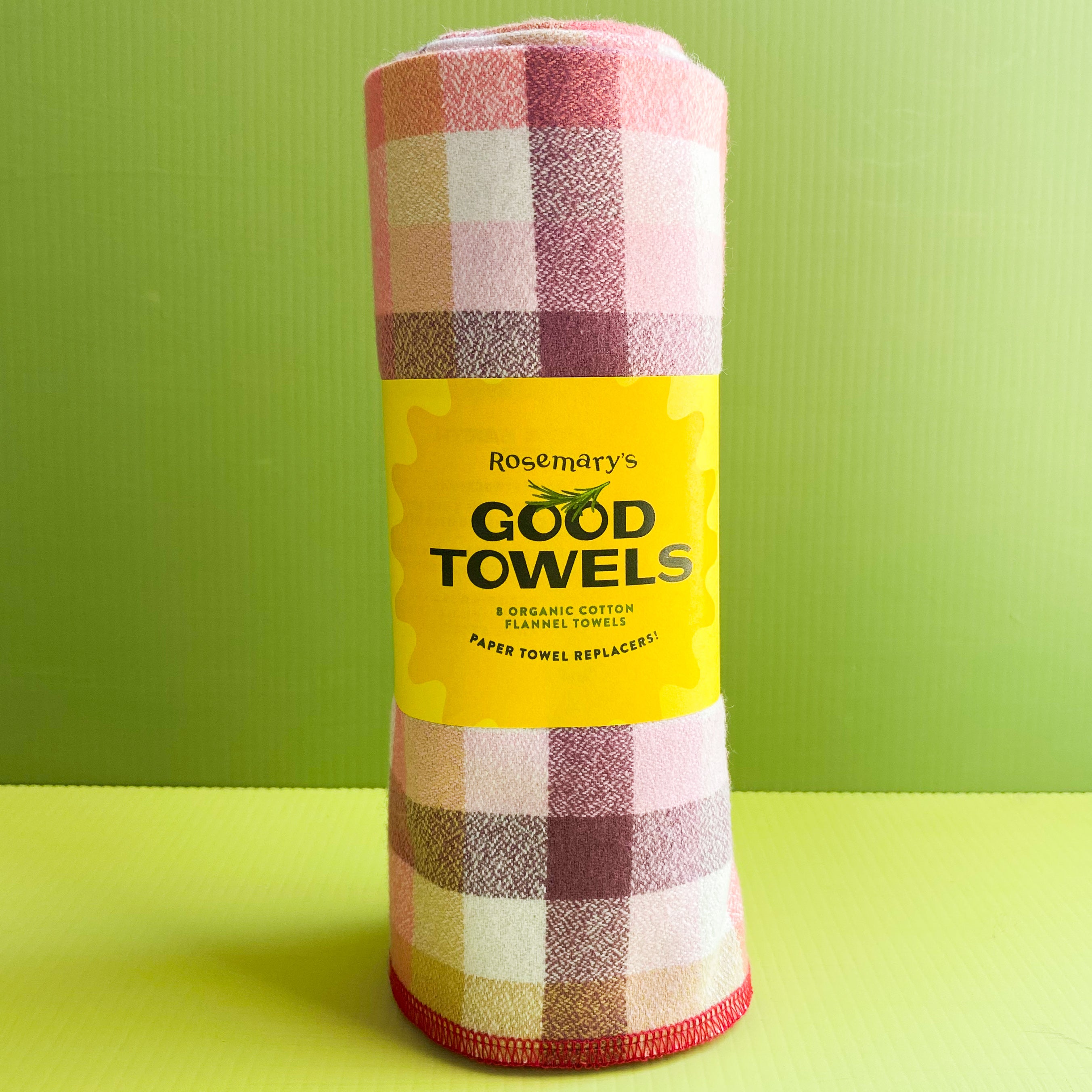 Reusable Paper Towels: 100% Organic Cotton Flannel