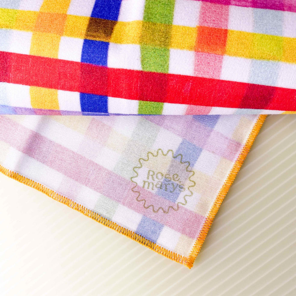 8-Pack of Picnic in the Park Organic-Cotton Daily Cloth Napkins